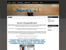 Tablet Screenshot of bandhsports.com